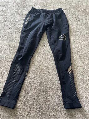 Virus Black  compression Leggings with Reflective Accents size M